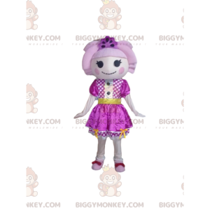 Kostium maskotki dla lalki BIGGYMONKEY™ z fioletową sukienką i