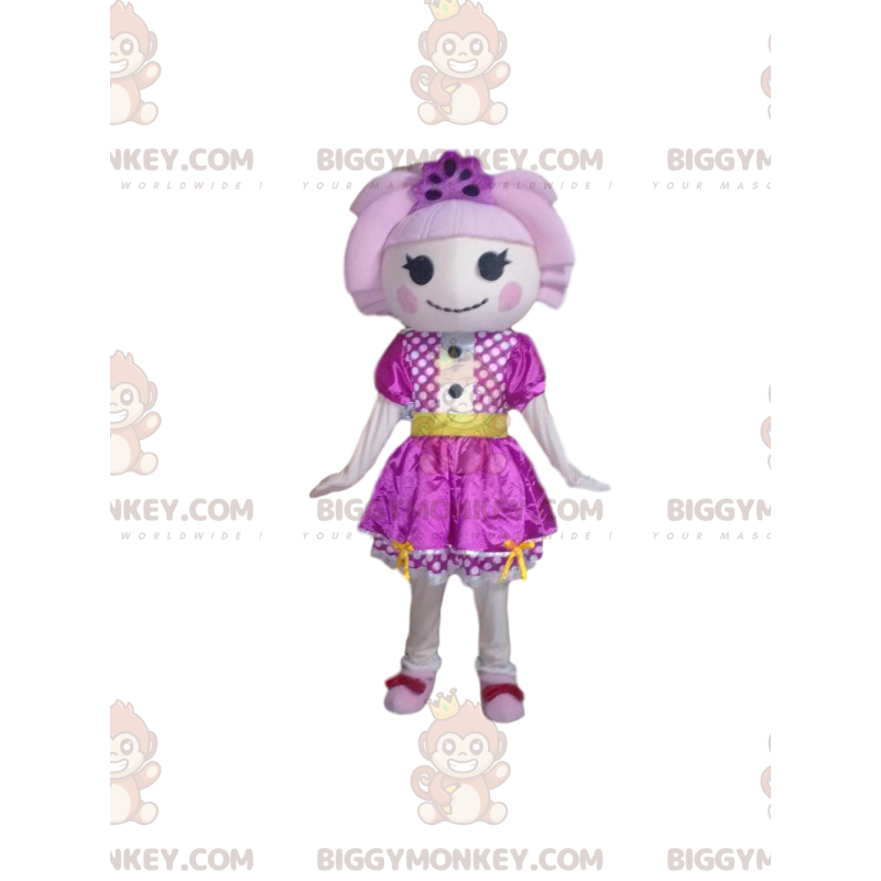 Costume de mascotte BIGGYMONKEY™ de poupée avec une robe