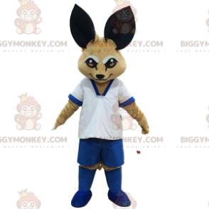 BIGGYMONKEY™ costume mascotte di fennec, volpe della sabbia in