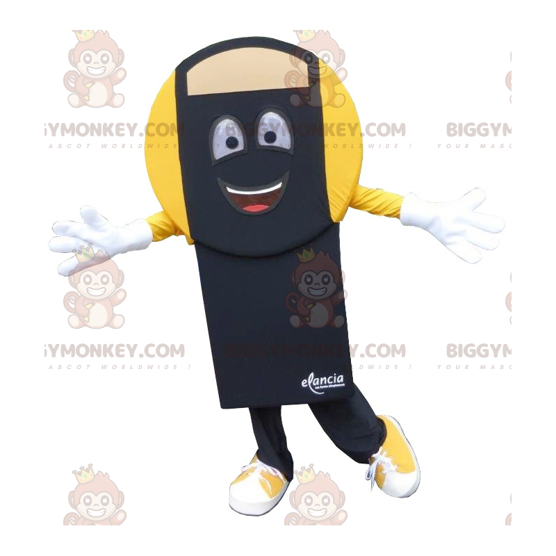 Black and Yellow Scale BIGGYMONKEY™ Mascot Costume –