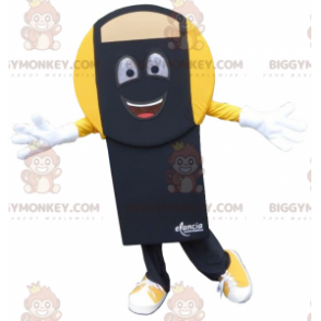 Black and Yellow Scale BIGGYMONKEY™ Mascot Costume –