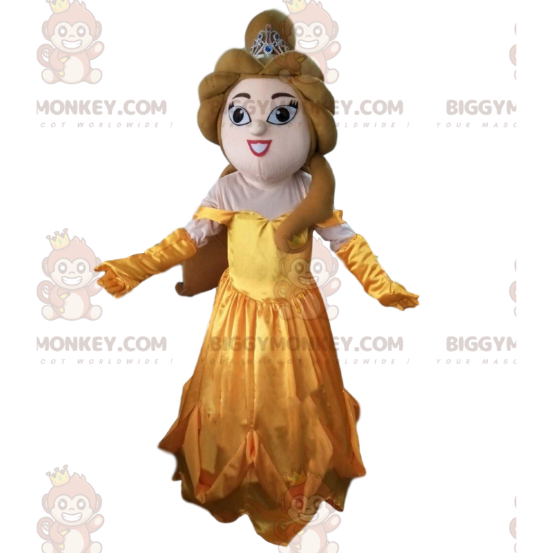 Costume de mascotte BIGGYMONKEY™ de La belle, dans le dessin