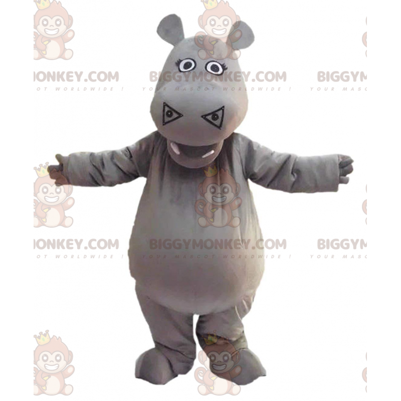 Costume de mascotte BIGGYMONKEY™ de Gloria, le hippopotame du