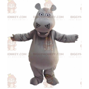 Traje de mascote BIGGYMONKEY™ de Gloria, o famoso hipopótamo do