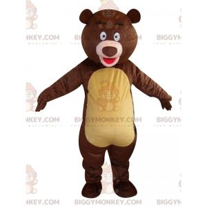 Disfraz de mascota BIGGYMONKEY™ de Baloo, el famoso oso de El