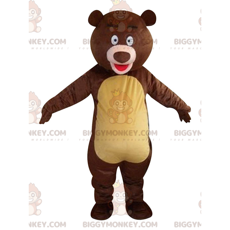 Traje de mascote BIGGYMONKEY™ de Baloo, o famoso urso de O