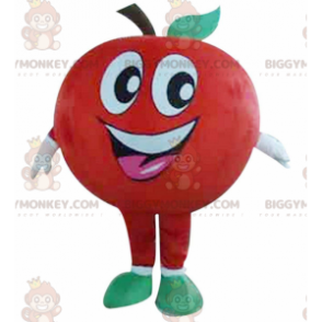 Giant Red Apple BIGGYMONKEY™ Mascot Costume, Apple Costume –