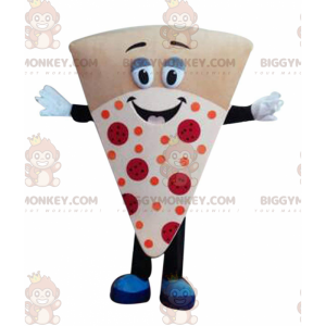 Fato de mascote BIGGYMONKEY™ fatia de pizza gigante, fantasia