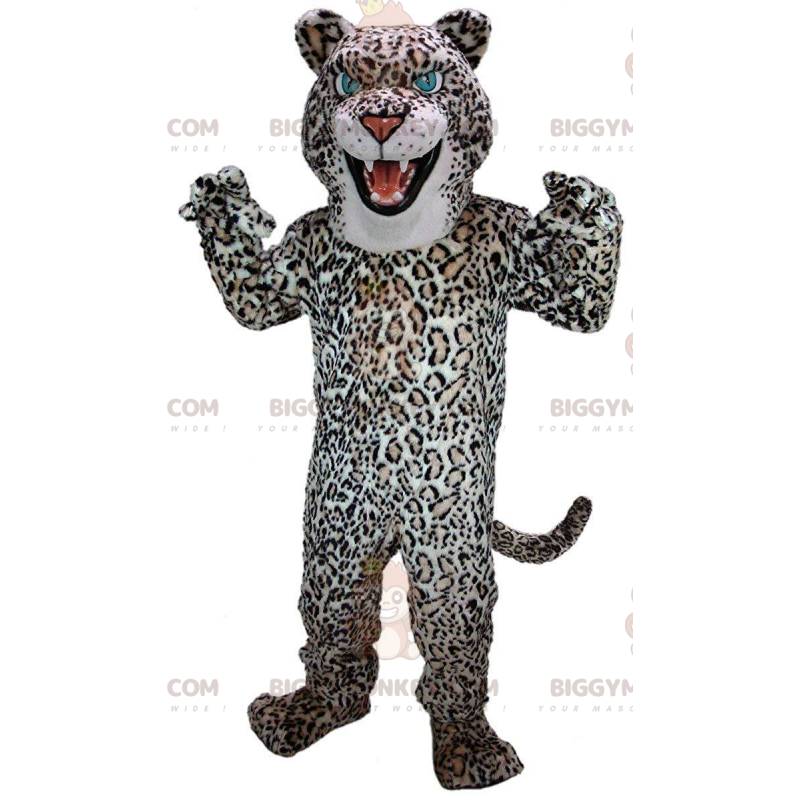 Costume da mascotte Leopard BIGGYMONKEY™, costume da felino di