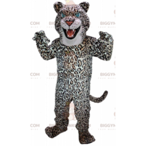 Leopard BIGGYMONKEY™ maskotkostume, plys kattekostume -