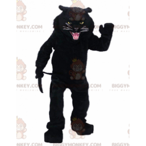 BIGGYMONKEY™ Roaring Black Panther-mascottekostuum, woest