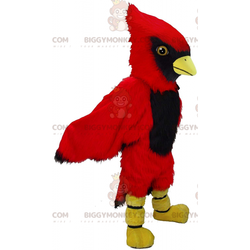 Costume da mascotte BIGGYMONKEY™ cardinale rosso, costume da