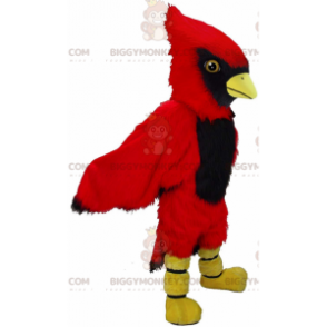 Red cardinal BIGGYMONKEY™ mascot costume, giant bird costume –