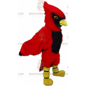 Traje de mascote de cardeal vermelho BIGGYMONKEY™, fantasia de