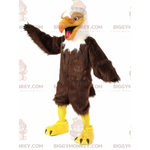 Giant Eagle BIGGYMONKEY™ maskotdräkt, gamdräkt, stor fågel -