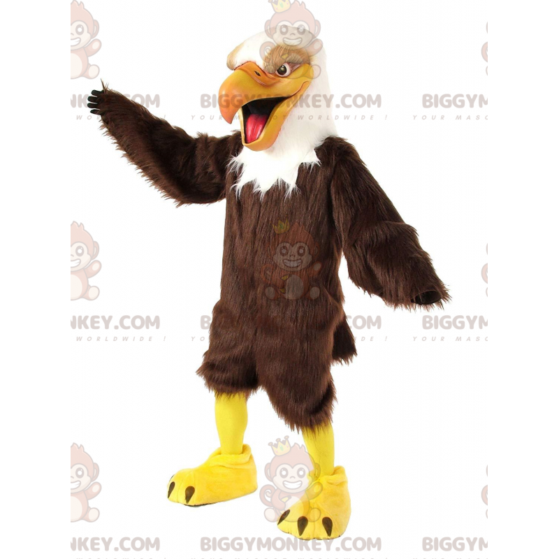 Fantasia de mascote de águia gigante BIGGYMONKEY™, fantasia de