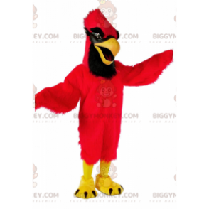 Costume de mascotte BIGGYMONKEY™ de cardinal rouge, costume