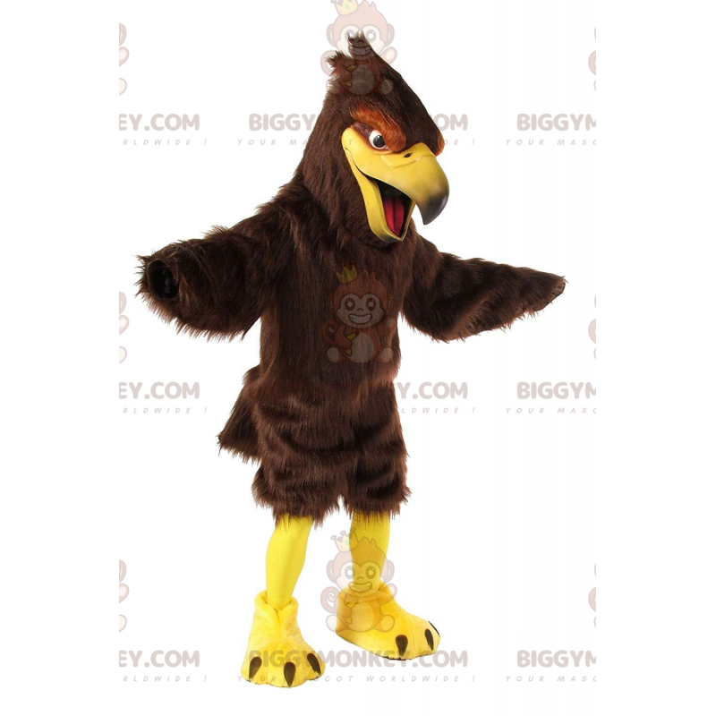 Falcon BIGGYMONKEY™ maskottiasu, korppikotkaasu, kotka-mekko -
