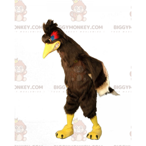 Brun Roadrunner BIGGYMONKEY™ Maskotdräkt, Runner Bird Costume -