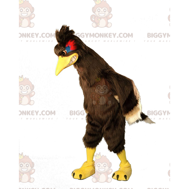 Braunes Roadrunner BIGGYMONKEY™ Maskottchen-Kostüm