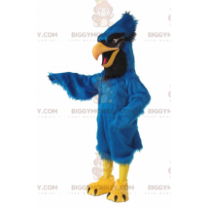 Στολή μασκότ Steller's Jay BIGGYMONKEY™, στολή blue jay, πουλί
