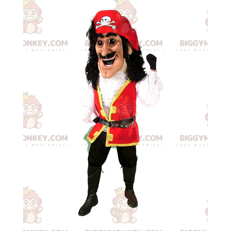 Costume de mascotte BIGGYMONKEY™ de pirate, costume de