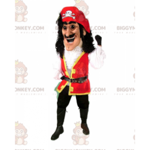 Pirat BIGGYMONKEY™ maskot kostume, pirat kaptajn kostume -