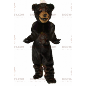 Costume de mascotte BIGGYMONKEY™ de grand ours marron foncé