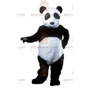 BIGGYMONKEY™ maskotkostume af sort og hvid panda, Asiatisk