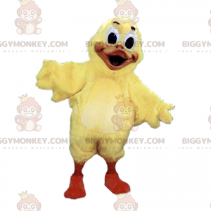 Costume de mascotte BIGGYMONKEY™ de grand oiseau jaune, de