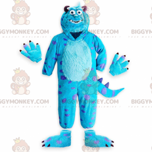 BIGGYMONKEY™ Maskottchenkostüm von Sully, dem berühmten blauen