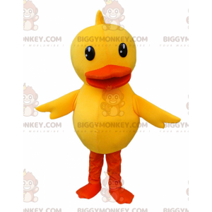 BIGGYMONKEY™ mascot costume yellow duck, canary costume, giant