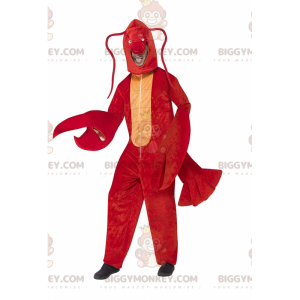 Costume da mascotte Aragosta BIGGYMONKEY™, costume da aragosta