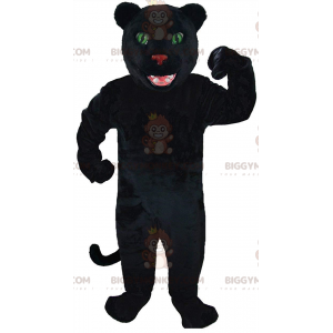 Traje de mascote de pantera negra BIGGYMONKEY™, traje de felino