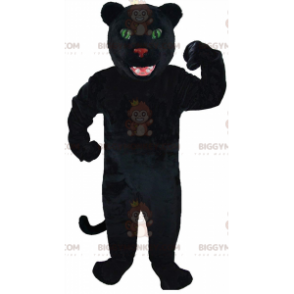 Traje de mascote de pantera negra BIGGYMONKEY™, traje de felino