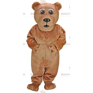 Brun björn BIGGYMONKEY™ maskotdräkt, gigantisk brunbjörnsdräkt