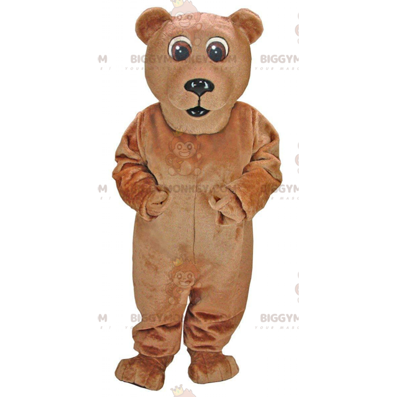 Costume de mascotte BIGGYMONKEY™ d'ours marron, costume d'ours