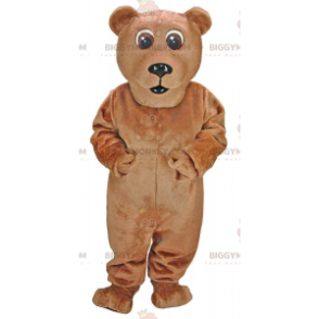 Brown bear BIGGYMONKEY™ mascot costume, giant brown bear