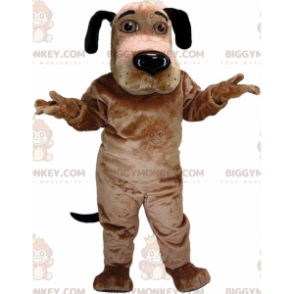 Brauner und schwarzer Hund mit braunen Augen BIGGYMONKEY™