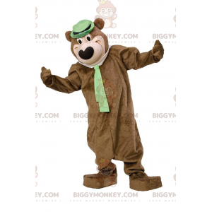 Kostým maskota BIGGYMONKEY™ medvěda Yogiho, slavné kreslené