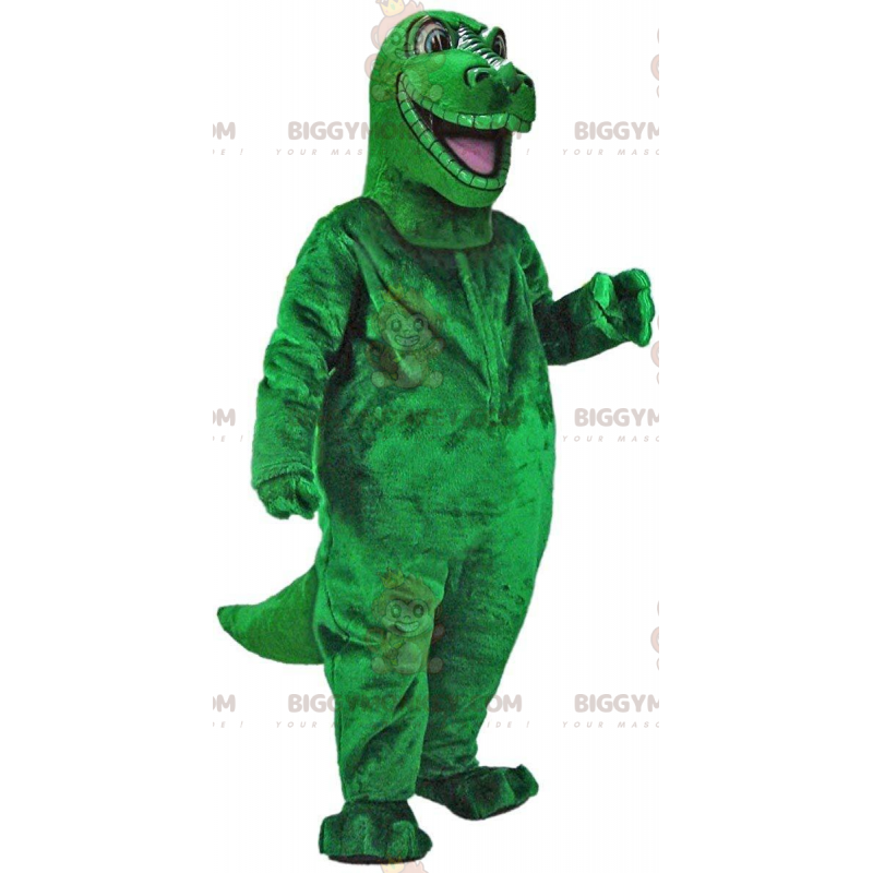 Disfraz de mascota de dinosaurio verde BIGGYMONKEY™, gigante