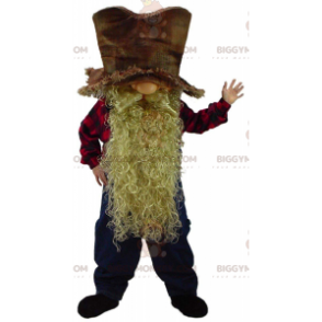 Bearded Dwarf BIGGYMONKEY™ maskotkostume, minearbejderkostume