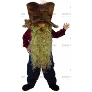 Bärtiger Zwerg BIGGYMONKEY™ Maskottchen-Kostüm