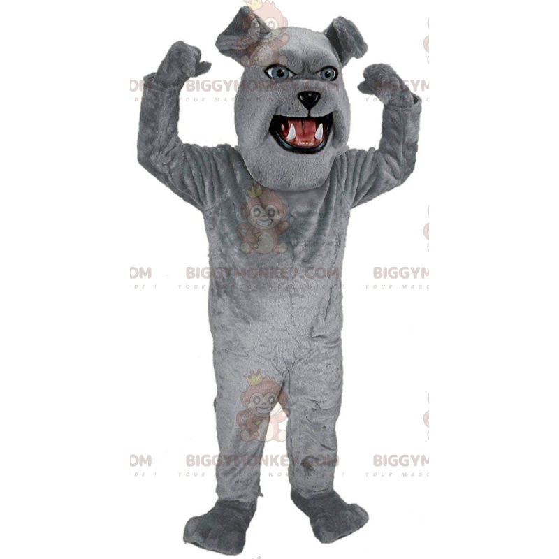 BIGGYMONKEY™ Costume da mascotte Bulldog gigante Formato L (175-180 CM)