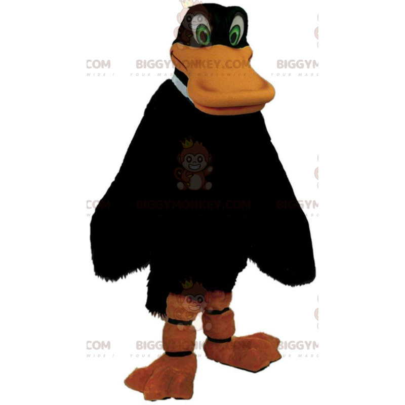 Costume da mascotte Giant Black Duck BIGGYMONKEY™, costume da