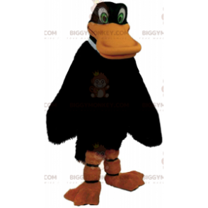 Giant Black Duck BIGGYMONKEY™ Mascot Costume, Colorful Bird