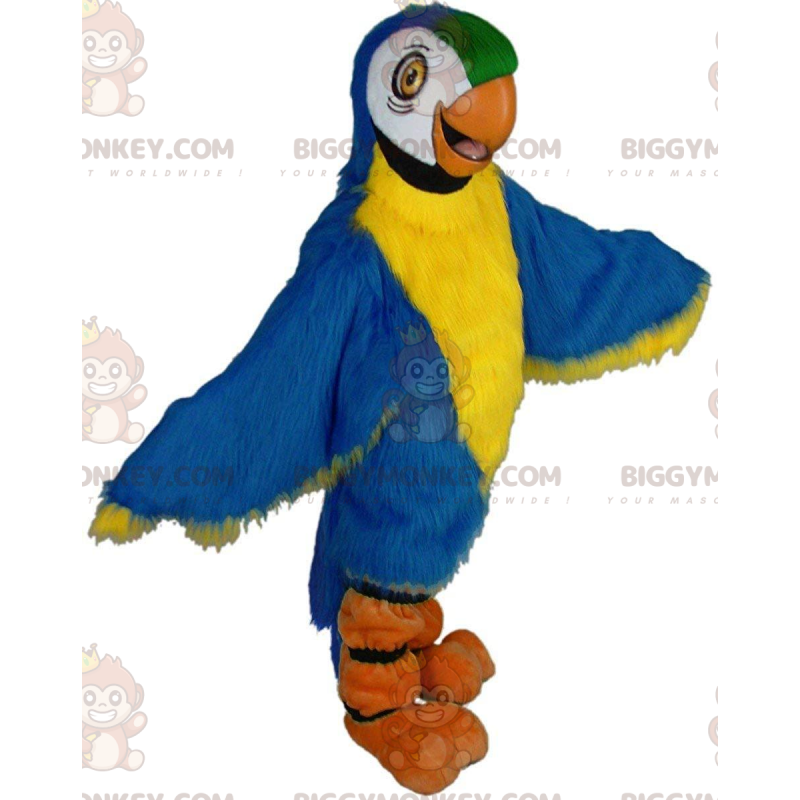 BIGGYMONKEY™ costume mascotte pappagallo colorato, costume da