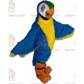 Costume de mascotte BIGGYMONKEY™ de perroquet coloré, costume