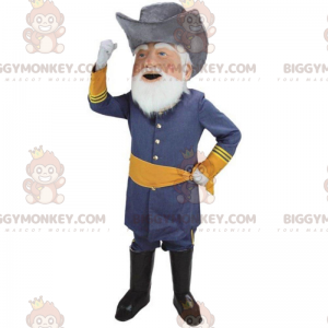 BIGGYMONKEY™ Costume da Mascotte Generale, Militare, Costume da