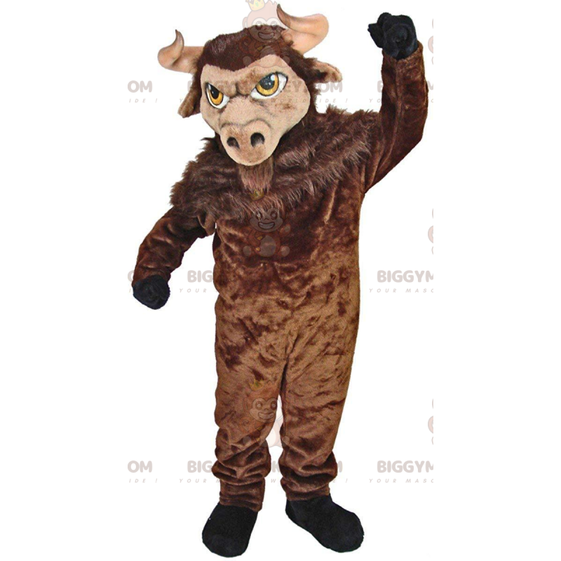 BIGGYMONKEY™ costume mascotte volpe marrone e Formato L (175-180 CM)